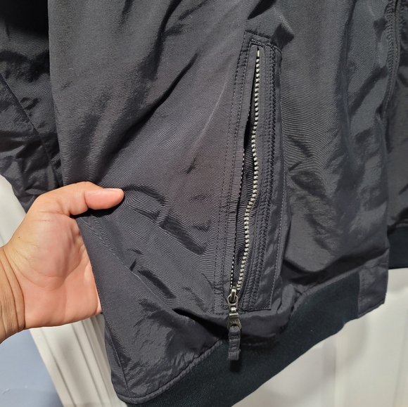 Lands End Mens Puffer Jacket Full Zip Up Long Sleeves Pockets Black Size XXL - Picture 4 of 16